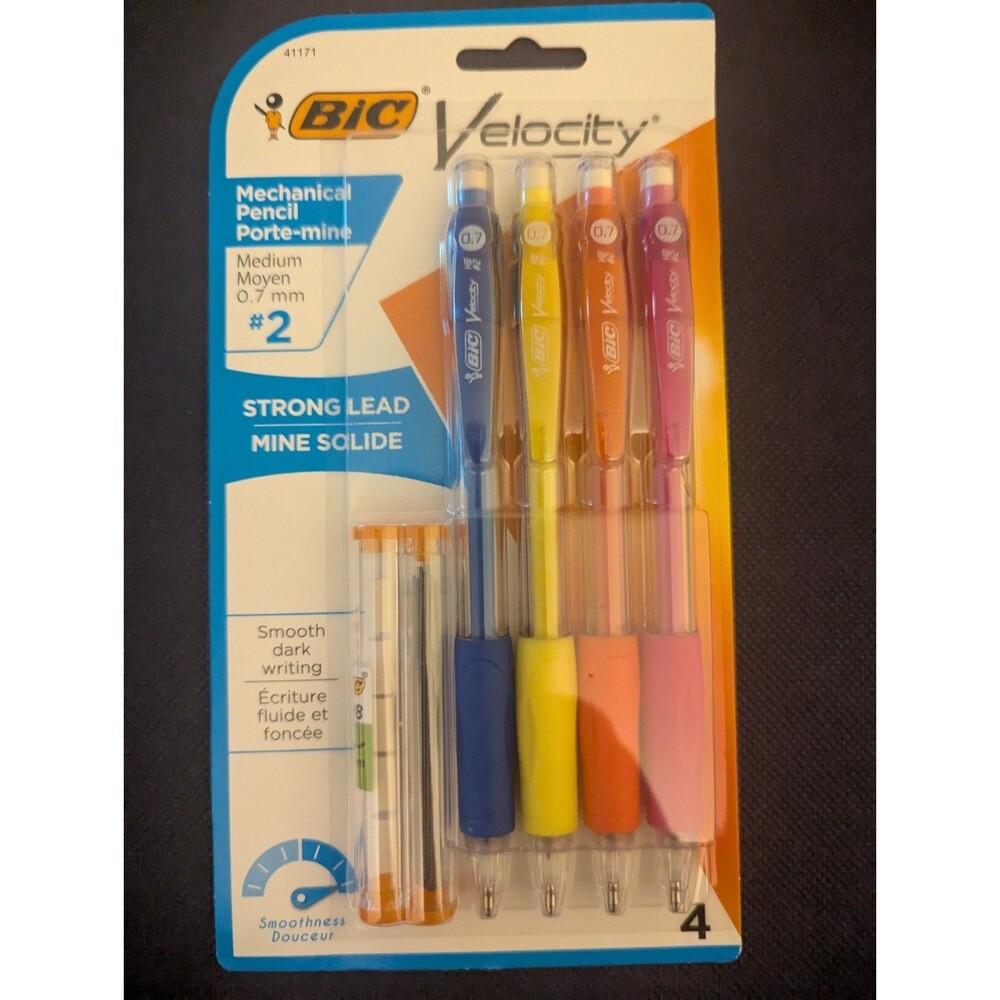 BIC Velocity & Xtra Strong Mechanical Pencils Bundle Writing Set New